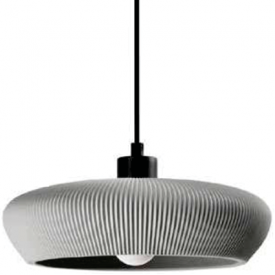 Φωτιστικό Κρεμαστό Στρογγυλό Φ40cm E27 230V Γύψινο Γκρι 4102-A-G